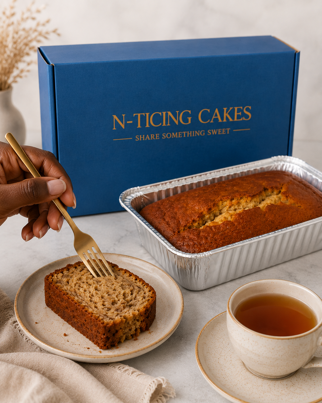 Banana bread loaf