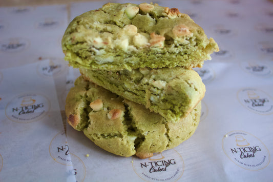 Pistachio Matcha Chocolate Chip Cookie
