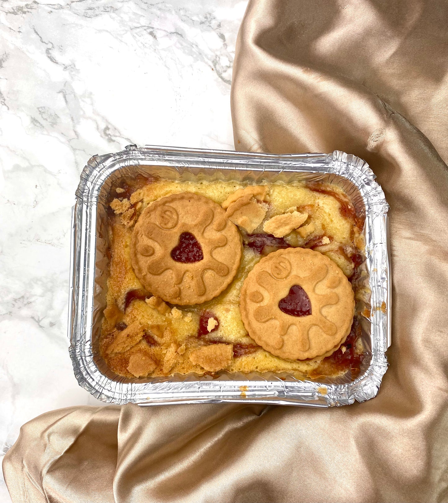 Jammie Dodger Blondies | Bakery-Fresh Postal Treats